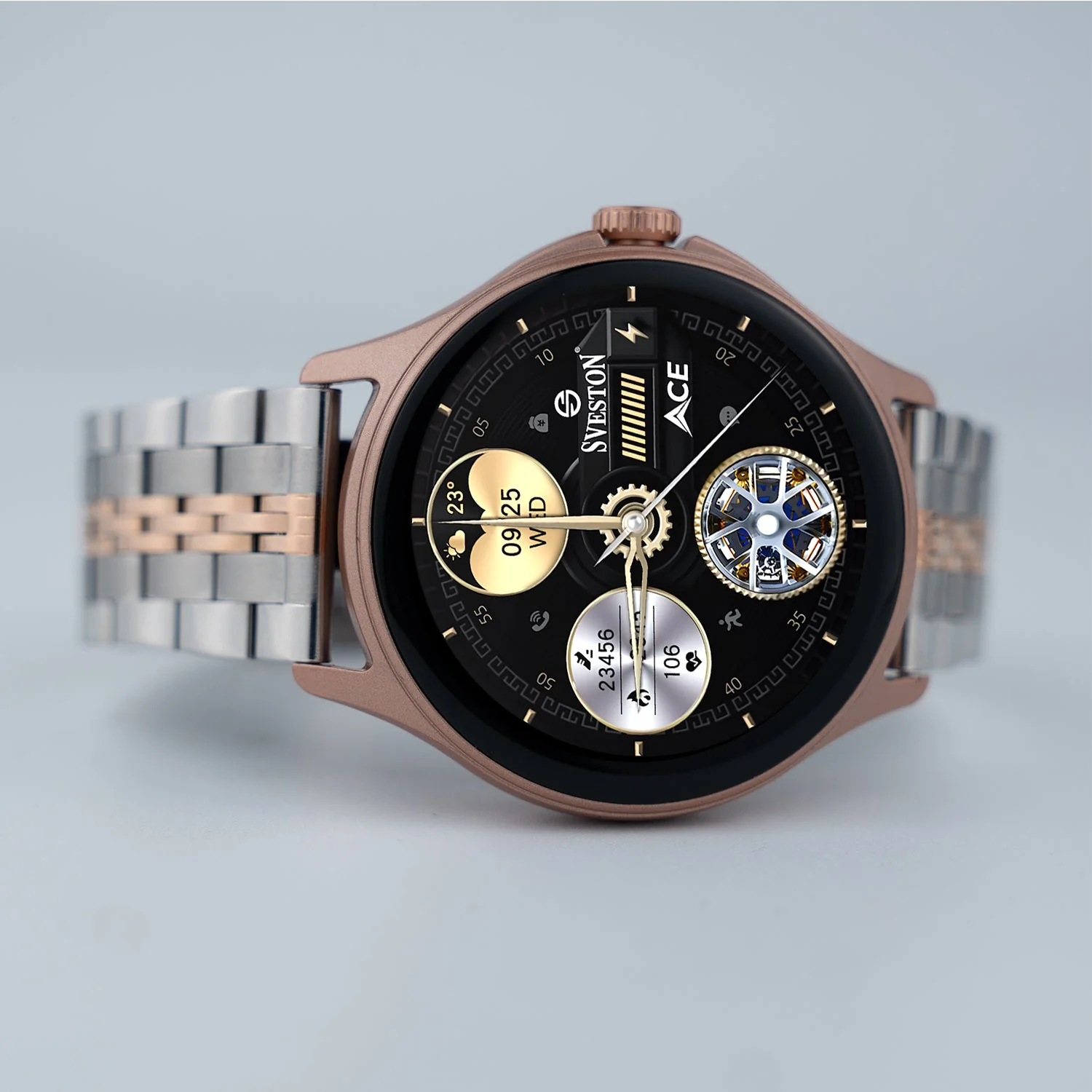 Ace Chain Smartwatch With Free Silicon Strap - Image 3