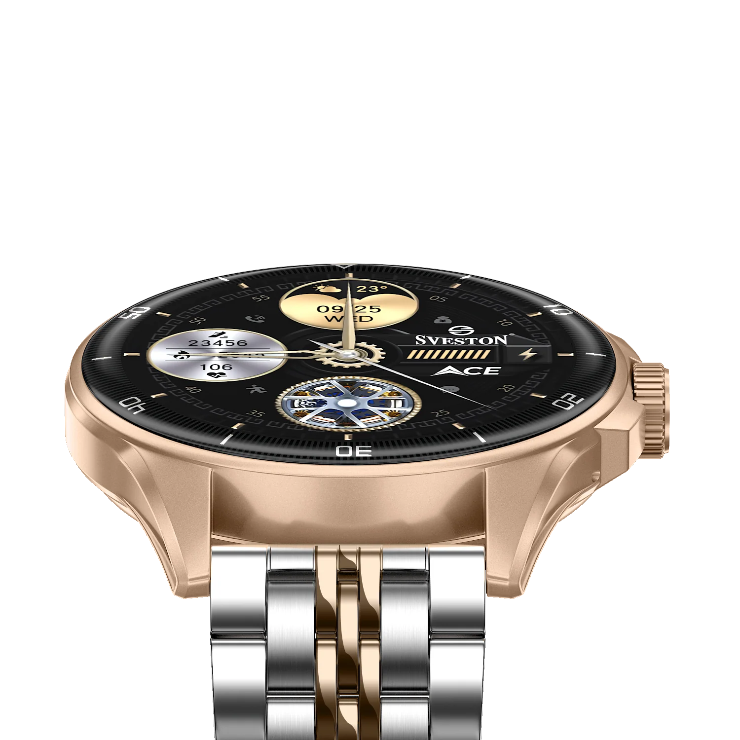 Ace Chain Smartwatch With Free Silicon Strap - Image 5