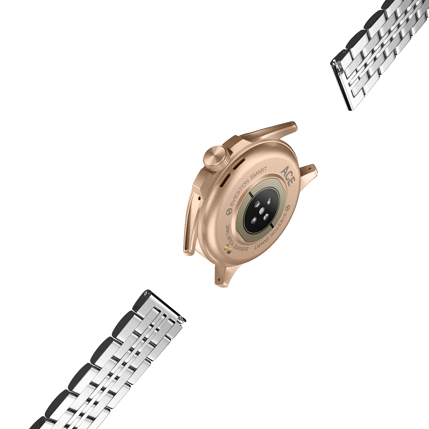 Ace Chain Smartwatch With Free Silicon Strap - Image 8