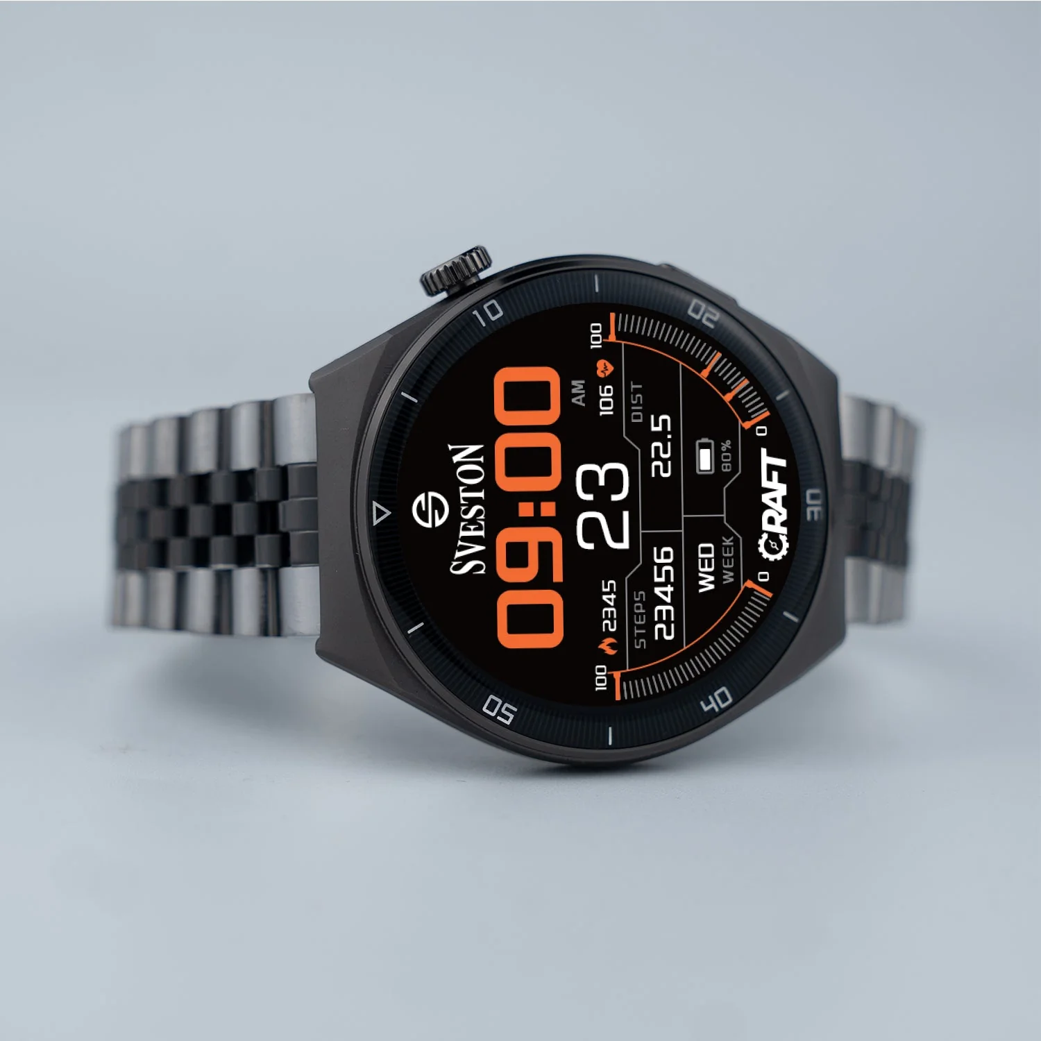 Craft Chain Smartwatch With Free Silicon Strap - Image 13
