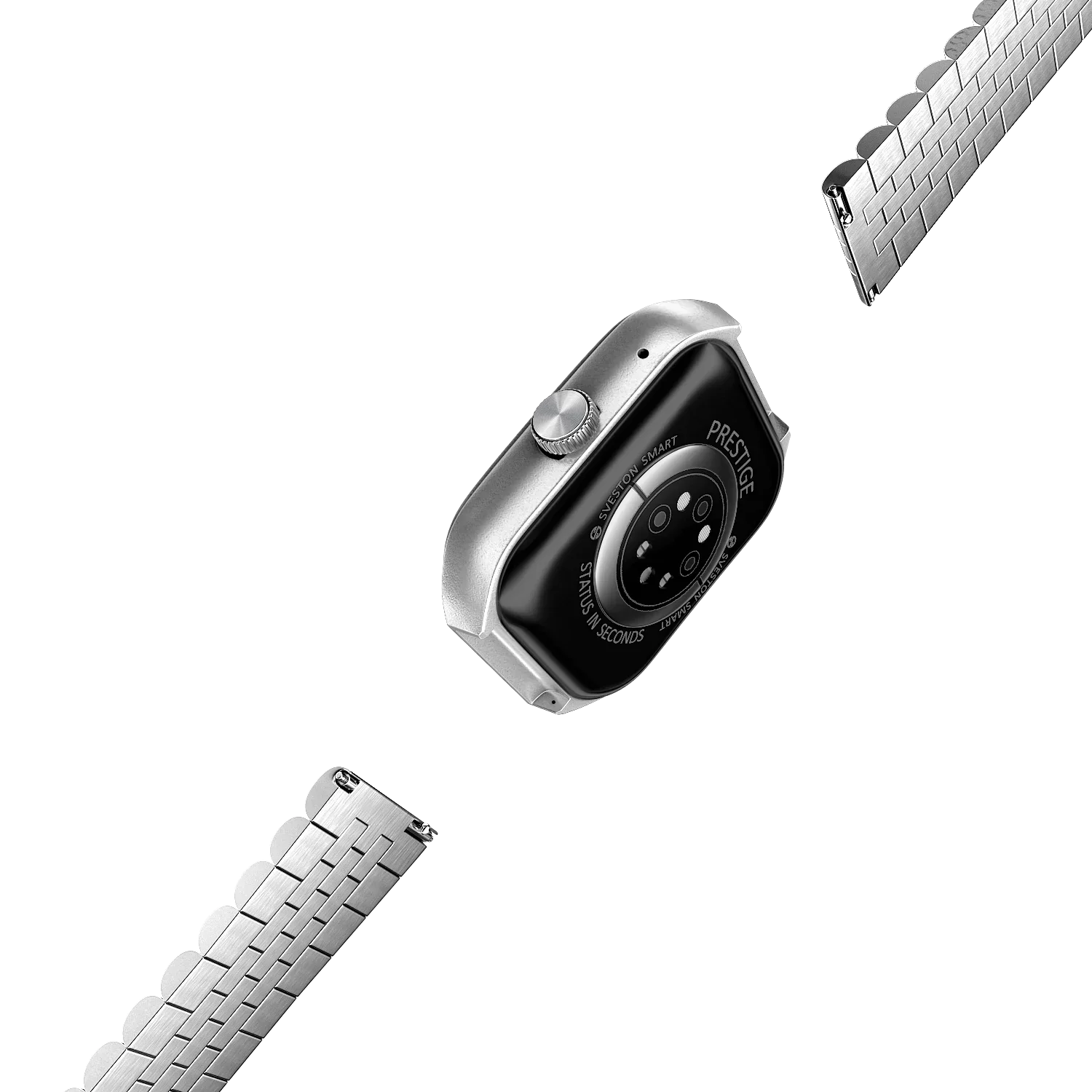 Prestige Chain Smartwatch With Free Silicon Strap - Image 11