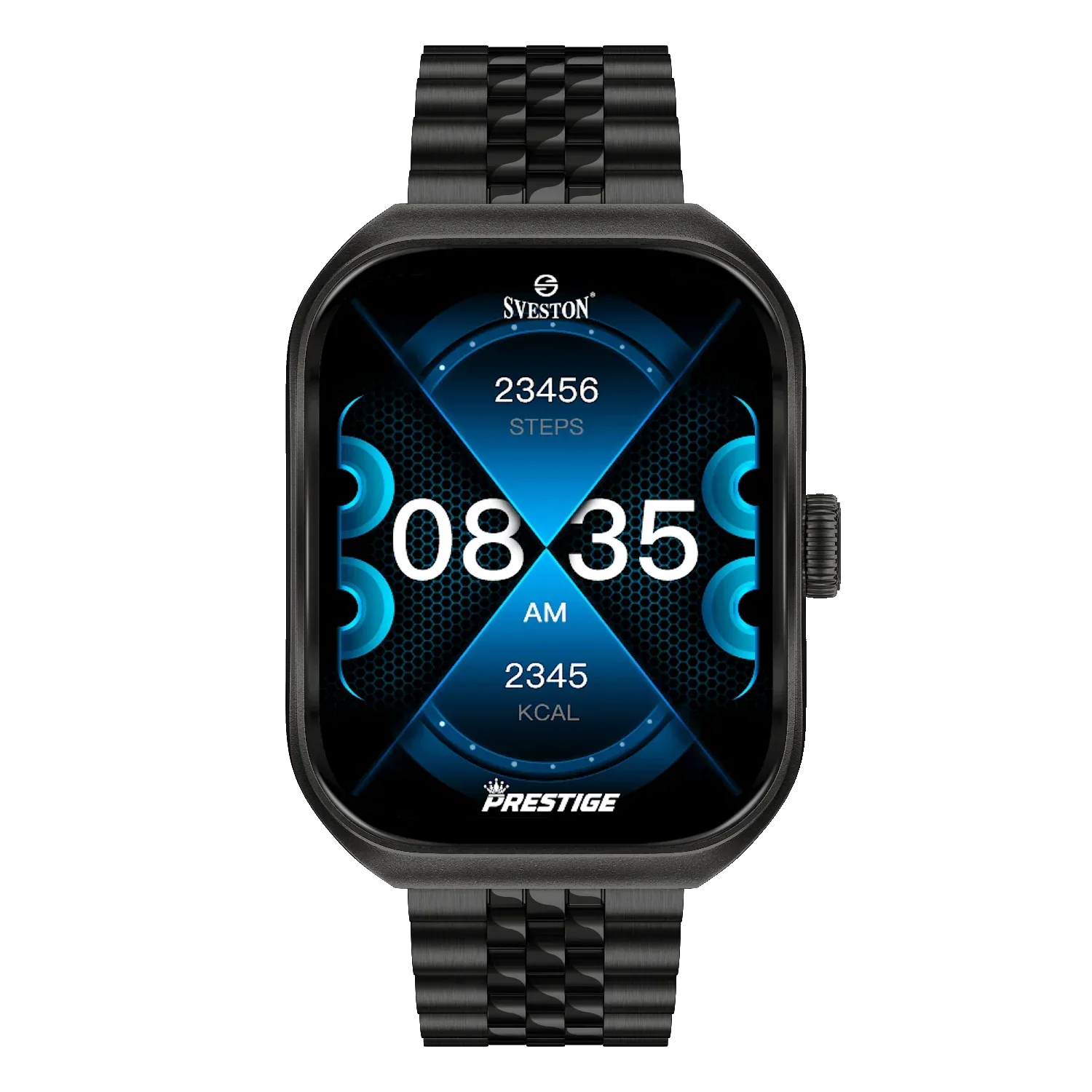 Prestige Chain Smartwatch With Free Silicon Strap - Image 16