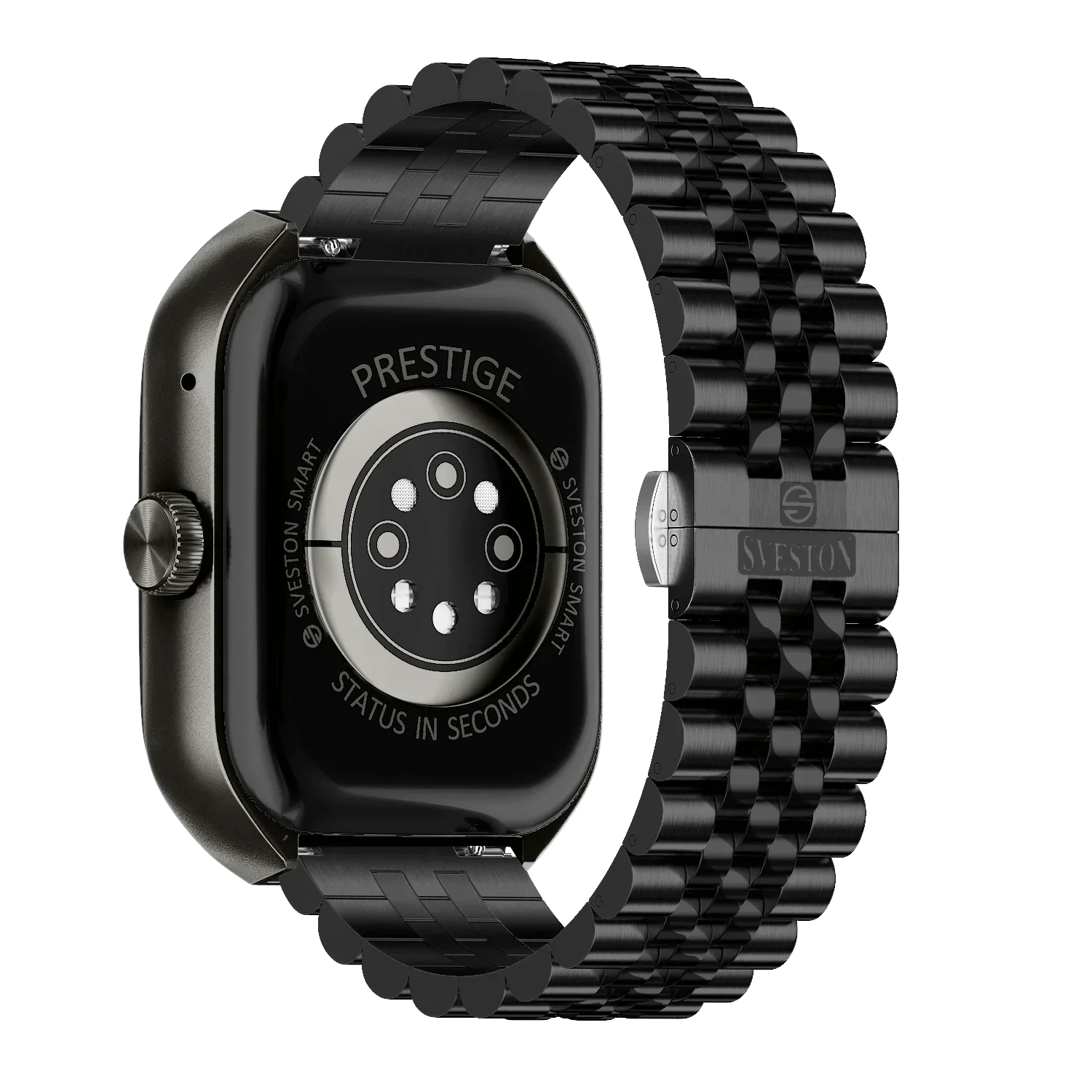 Prestige Chain Smartwatch With Free Silicon Strap - Image 19