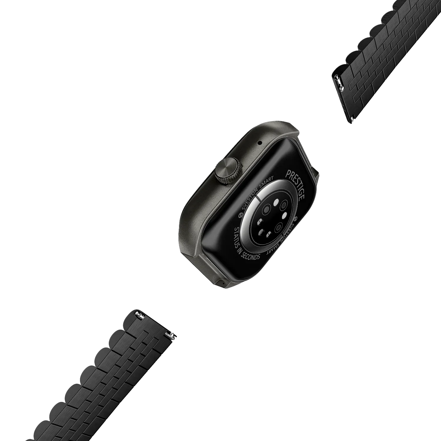 Prestige Chain Smartwatch With Free Silicon Strap - Image 21