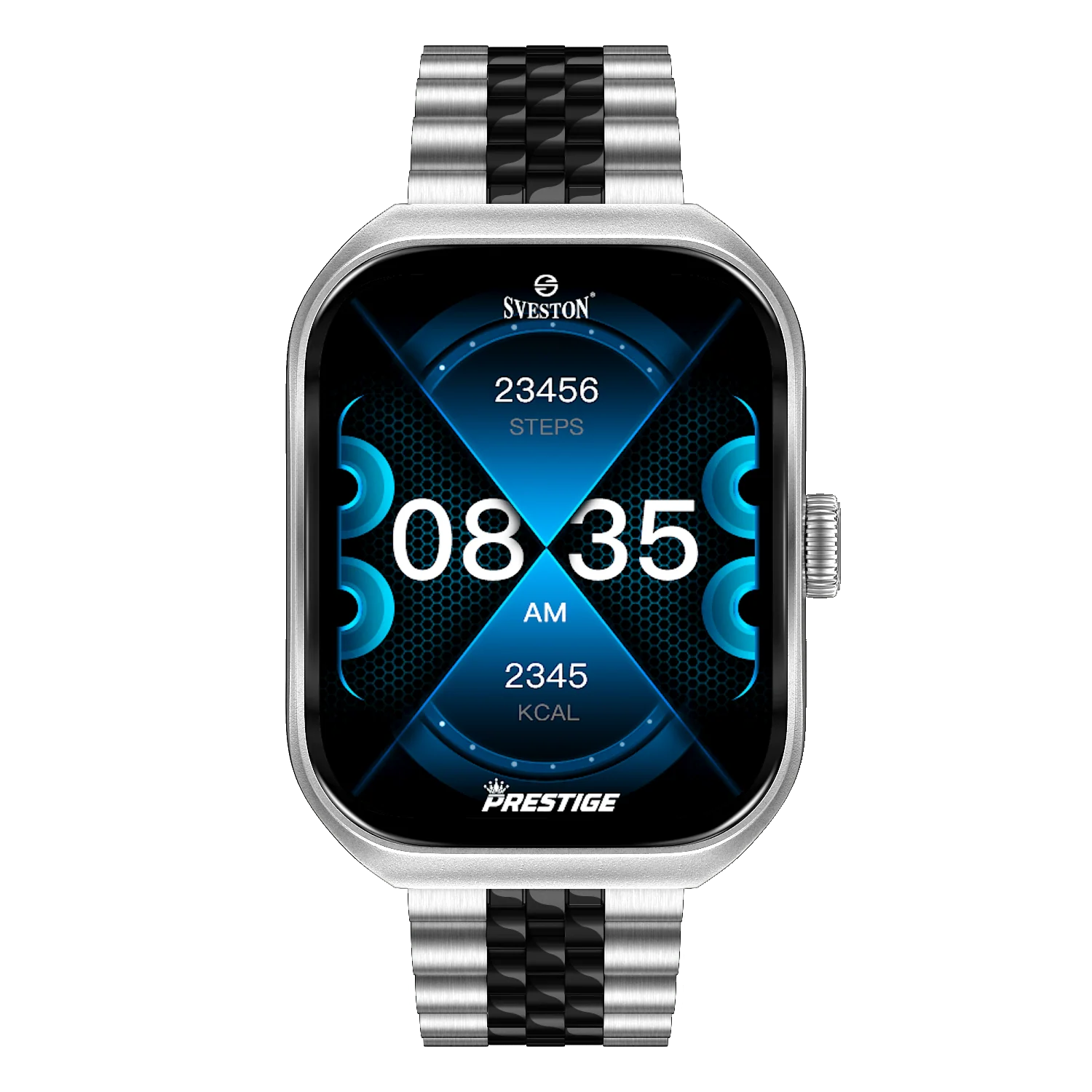 Prestige Chain Smartwatch With Free Silicon Strap - Image 23
