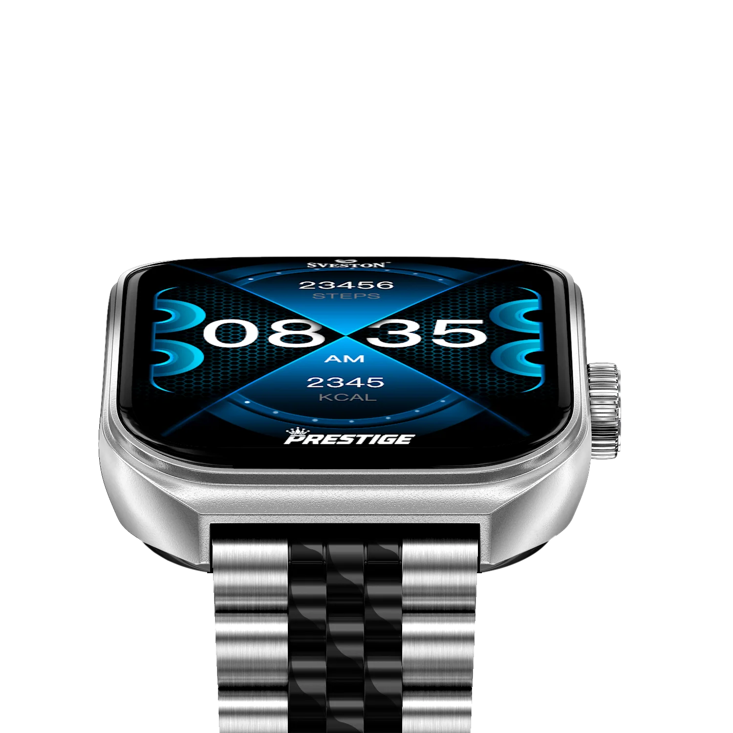 Prestige Chain Smartwatch With Free Silicon Strap - Image 25