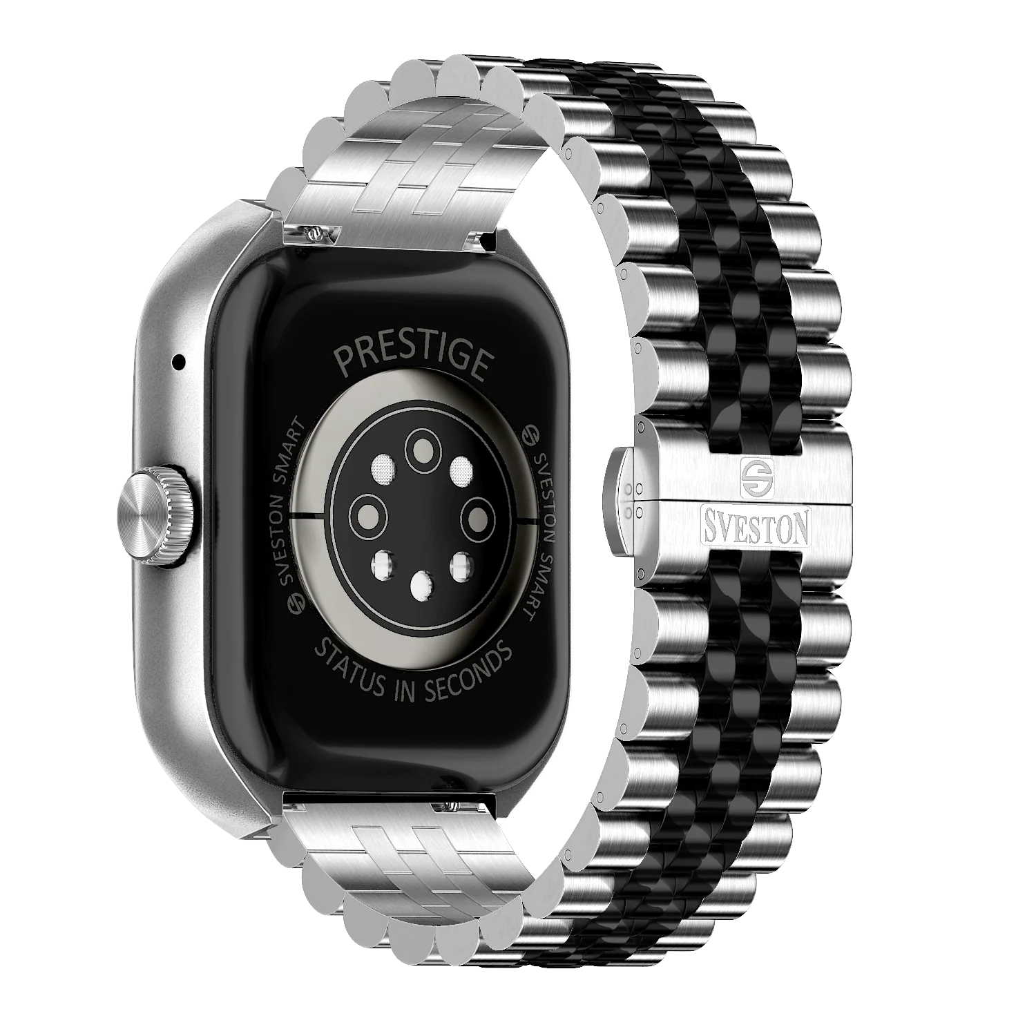 Prestige Chain Smartwatch With Free Silicon Strap - Image 27