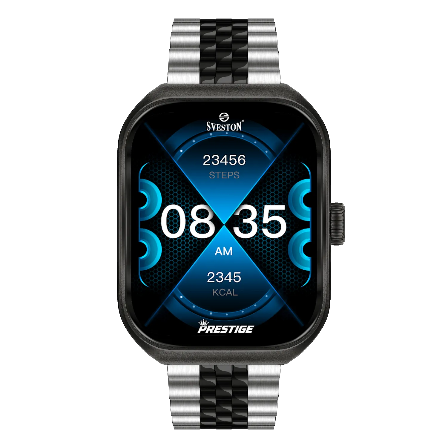 Prestige Chain Smartwatch With Free Silicon Strap - Image 29