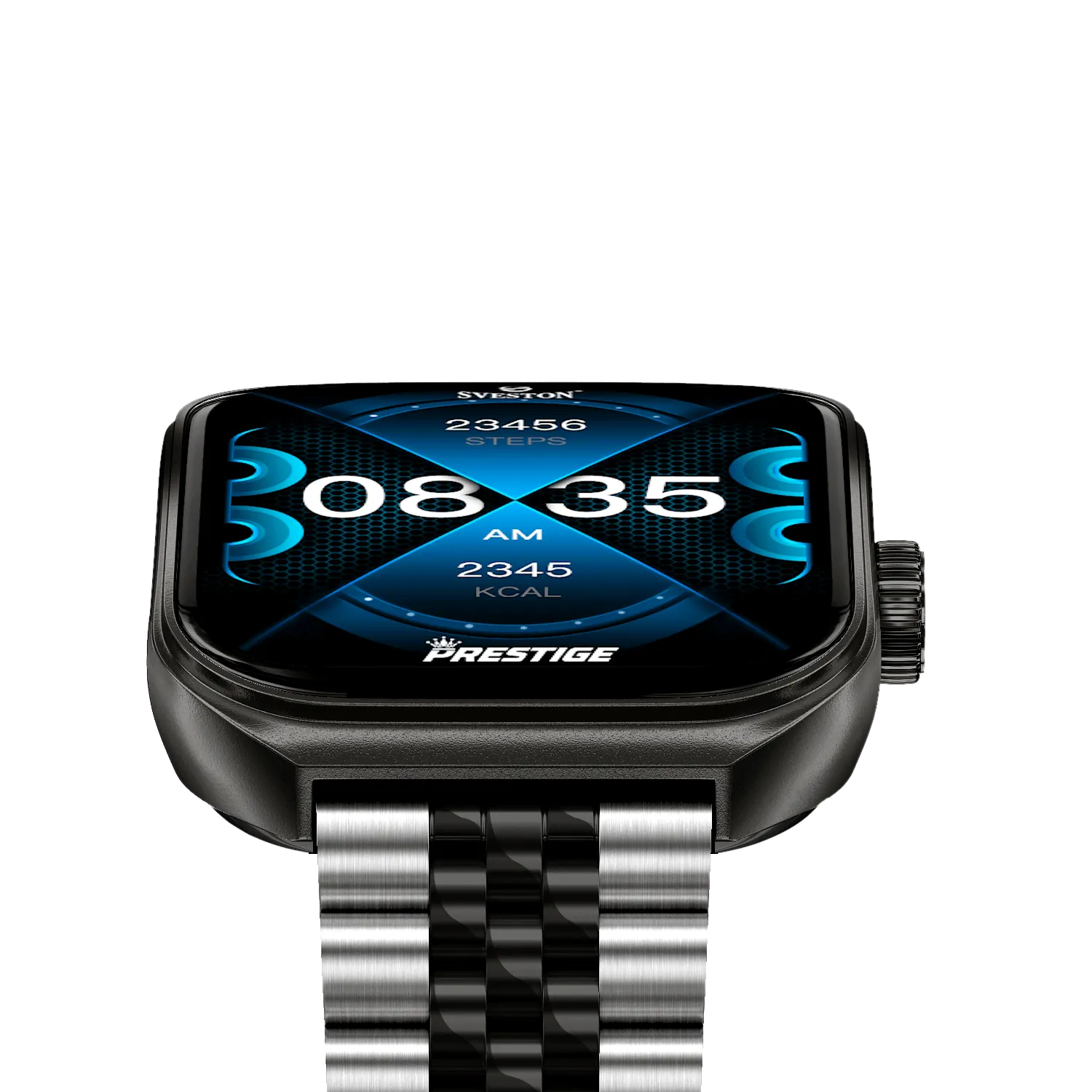Prestige Chain Smartwatch With Free Silicon Strap - Image 31