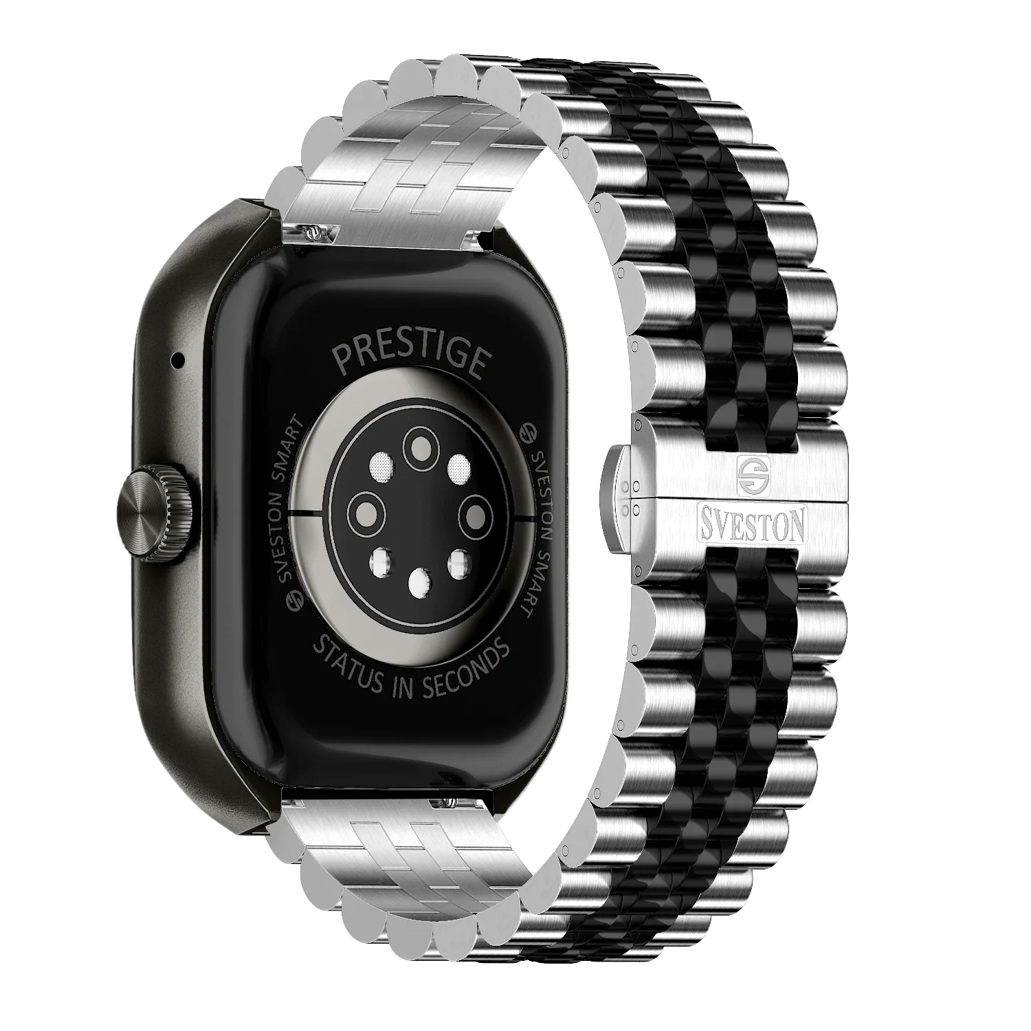 Prestige Chain Smartwatch With Free Silicon Strap - Image 32