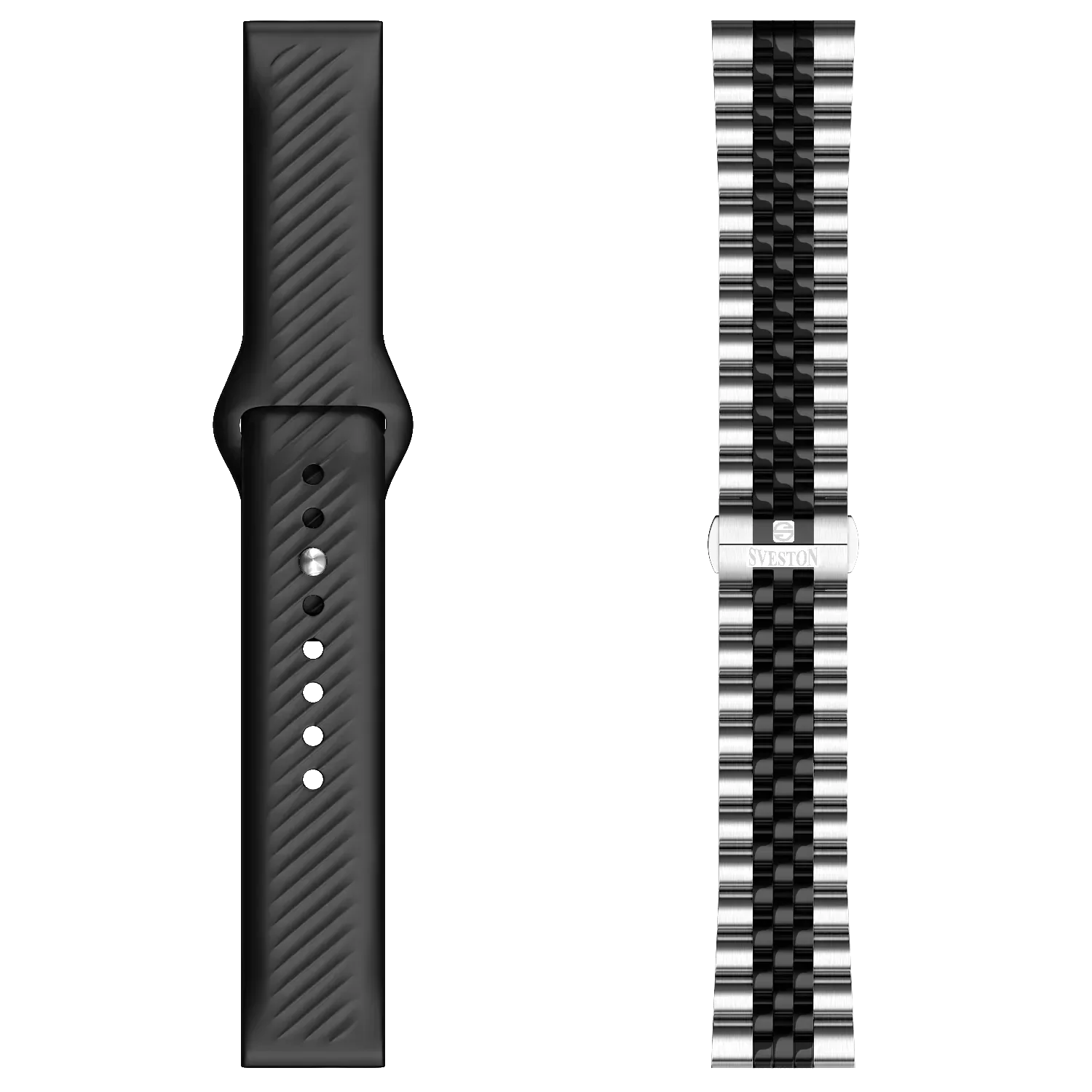 Prestige Chain Smartwatch With Free Silicon Strap - Image 34