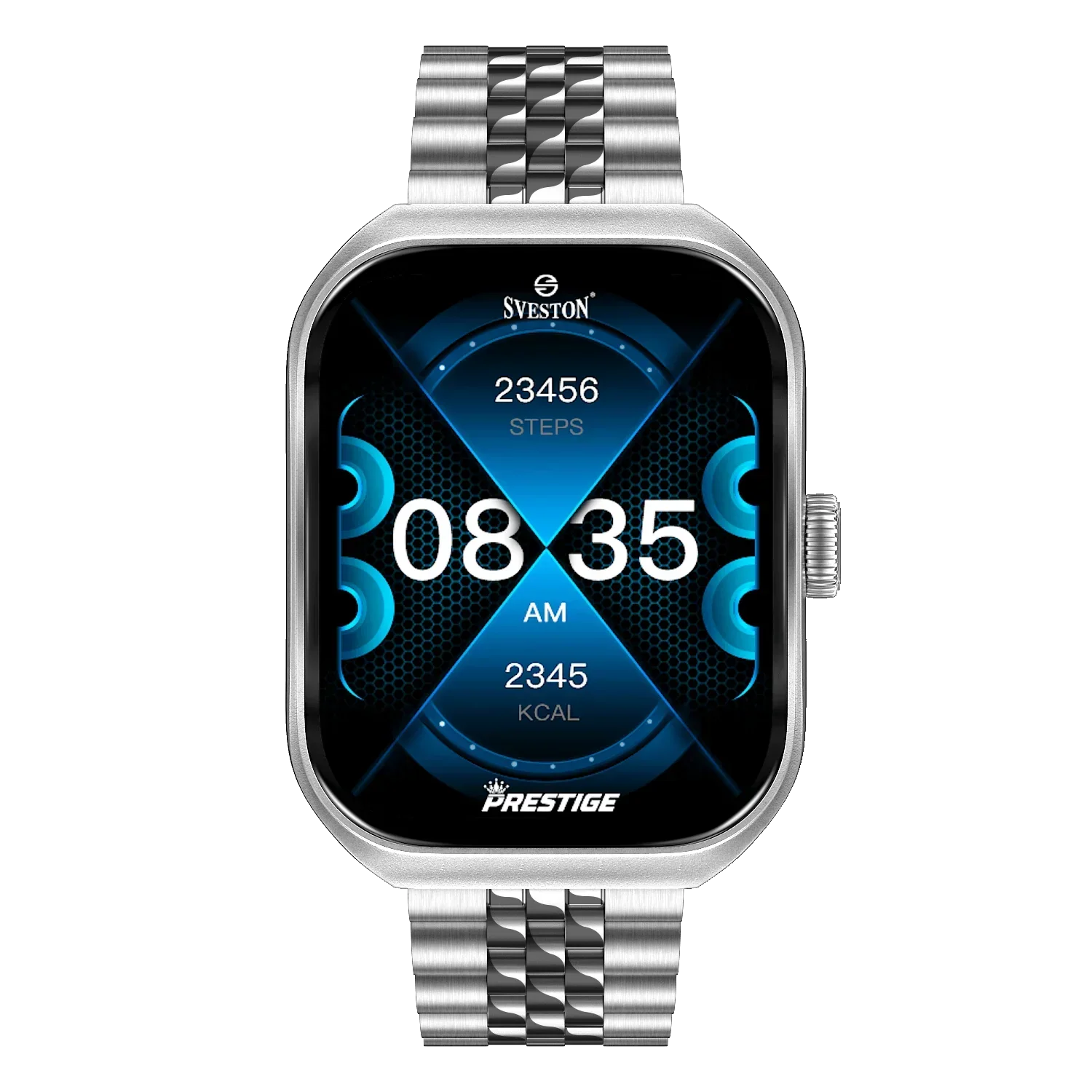 Prestige Chain Smartwatch With Free Silicon Strap - Image 6