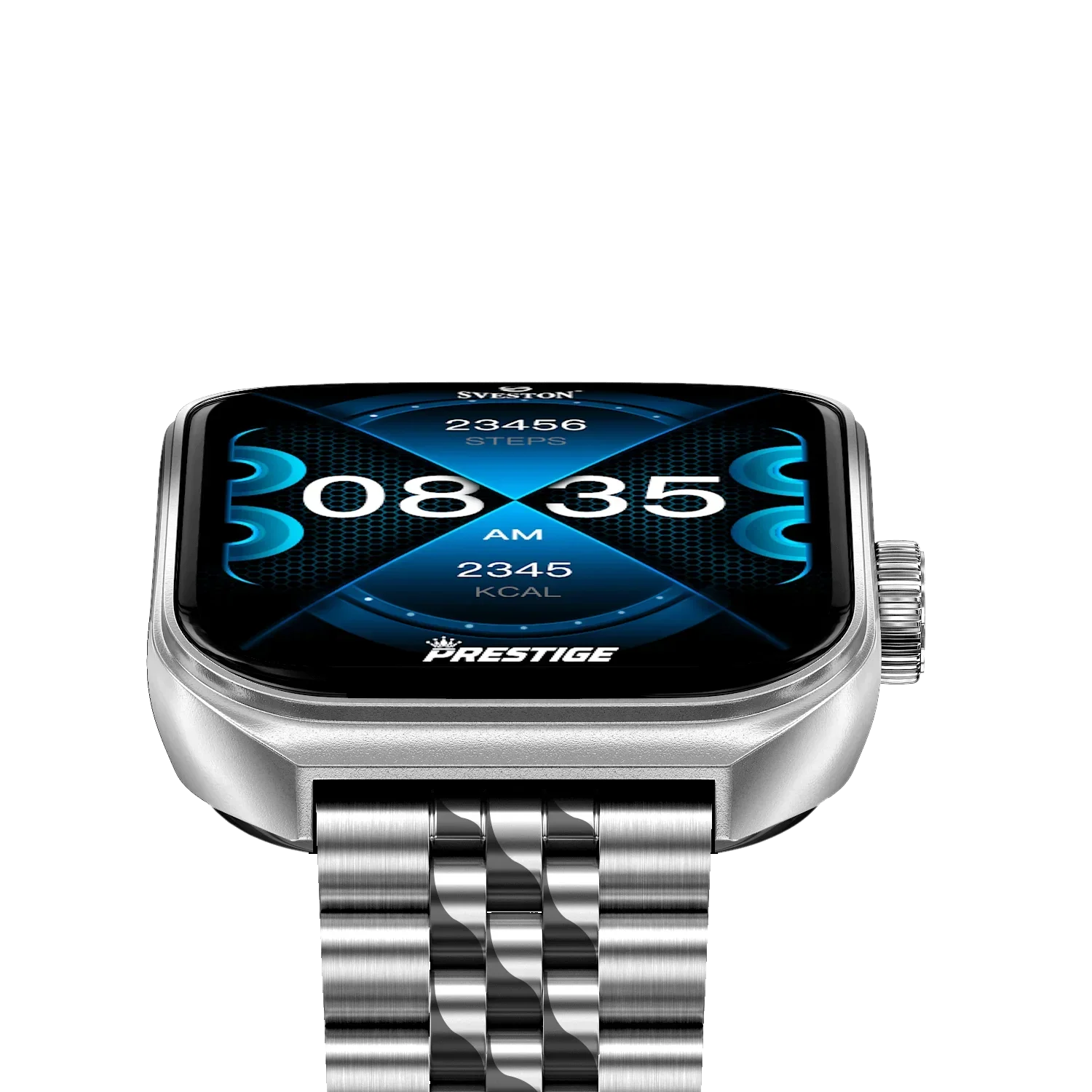 Prestige Chain Smartwatch With Free Silicon Strap - Image 8
