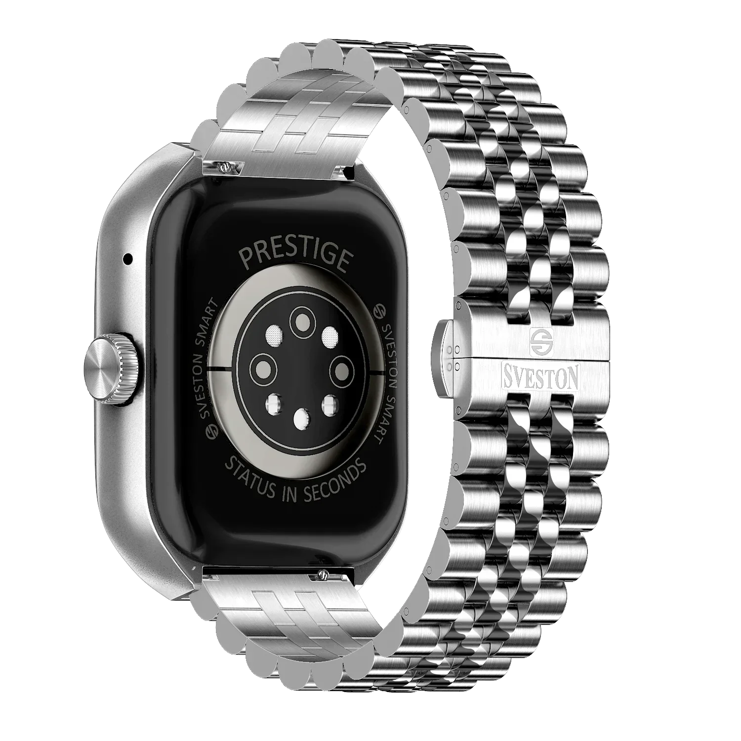 Prestige Chain Smartwatch With Free Silicon Strap - Image 9